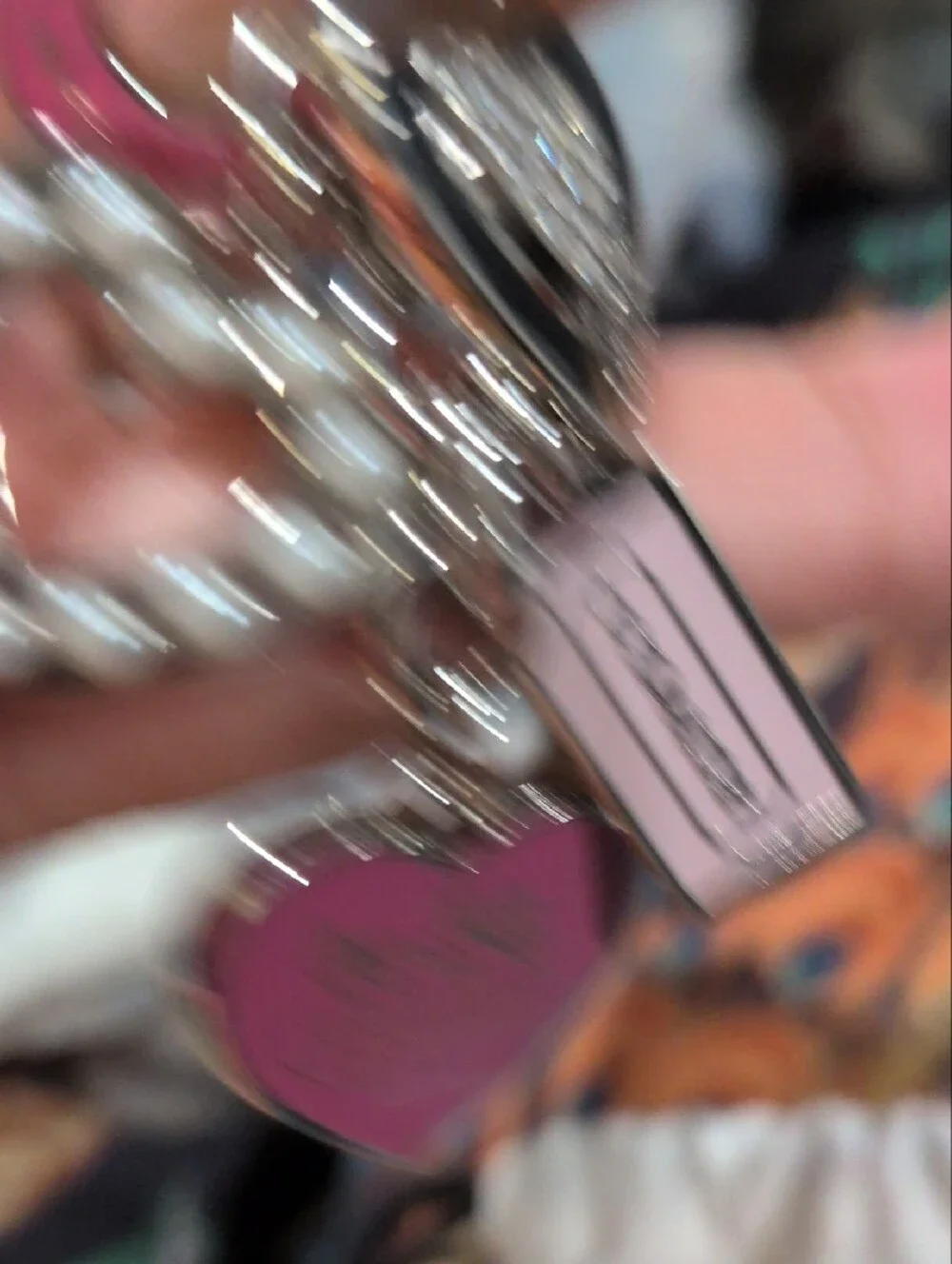 Coach Vintage Multi Valentine Hearts Charm Key Ring